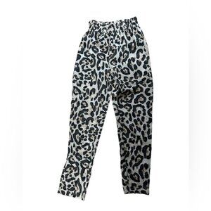 Shein Leopard Print Pull On Pants Women’s Size XS